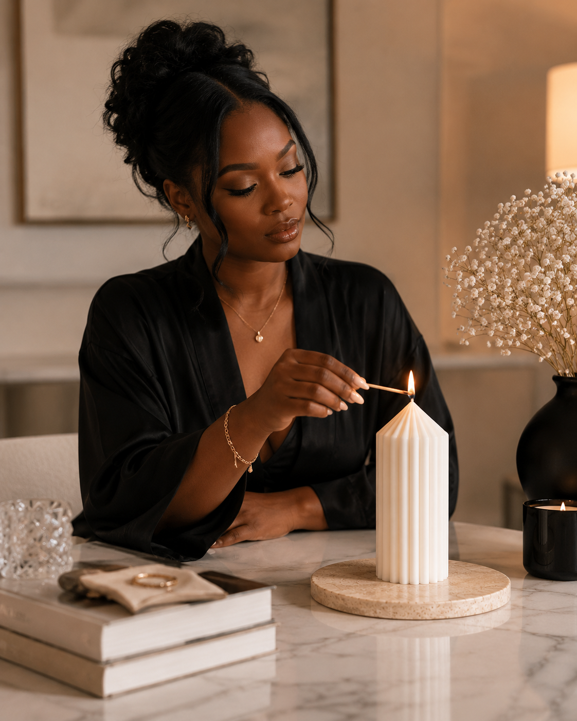 Ivory Muse Candle Set